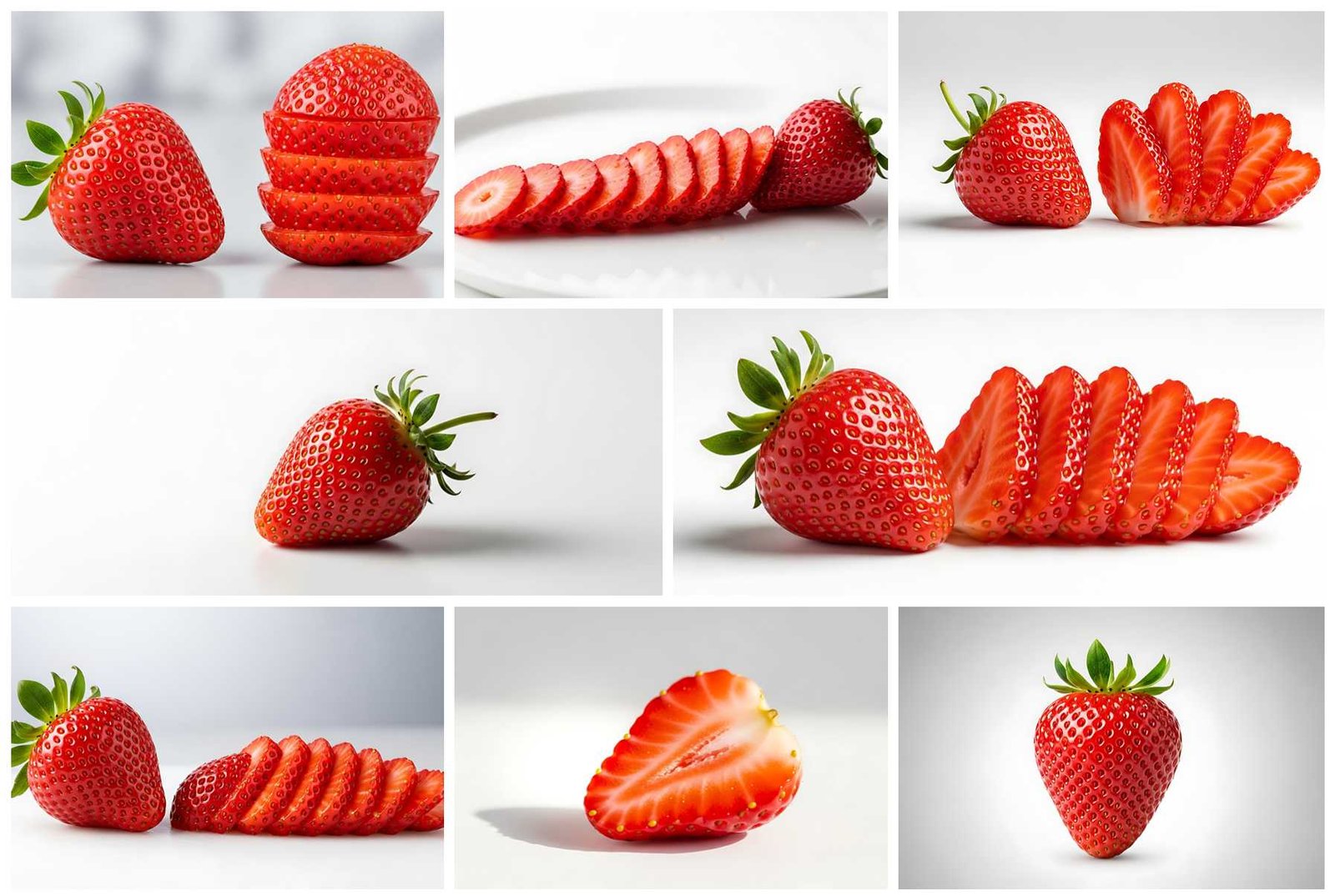 88 Strawberry Slice Stock Photos – Fresh Fruit Photography Collection