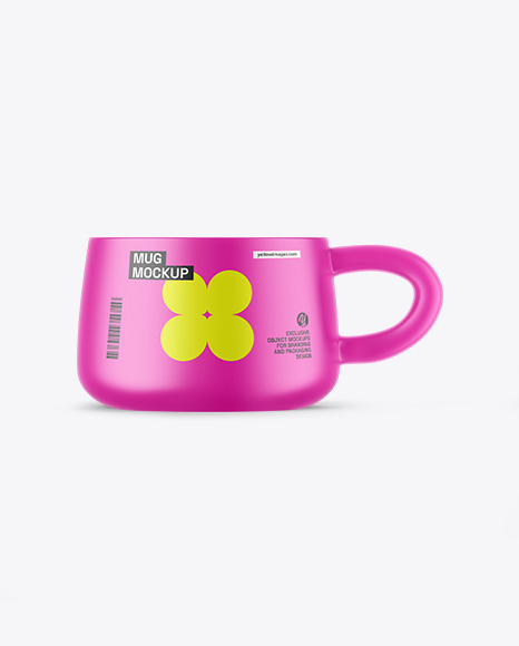 Matte Mug Mockup - Metal can mockup