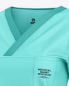 Women's Medical Shirt Mockup - Half Side View