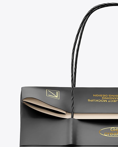 Matte Paper Bag Mockup