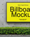 Billboard on a Concrete Wall Mockup