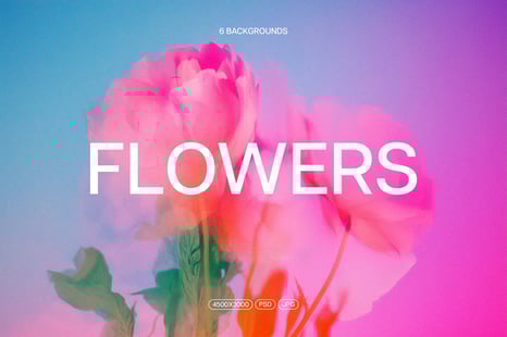 Abstract Faded Flowers Textures - Vision