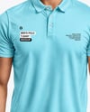 Man Wearing Polo Shirt and Jeans Mockup