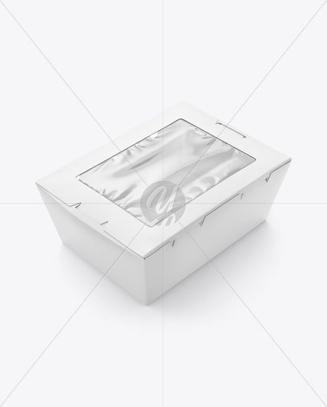 Paper Food Box Mockup