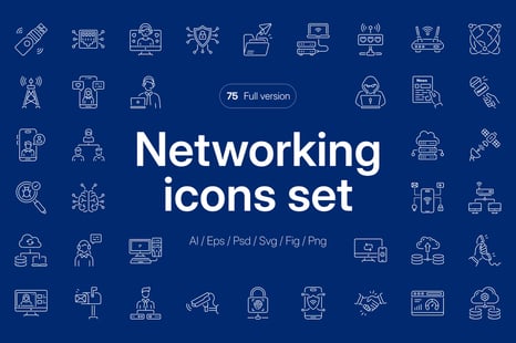 Networking Icon Collection - Graphics
