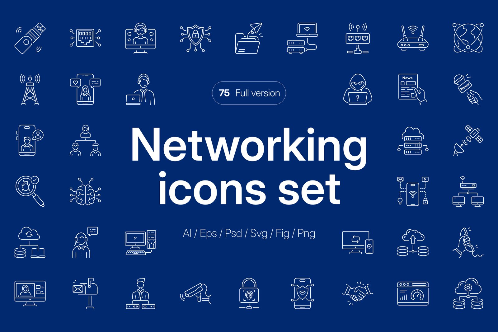 Networking Icon Collection