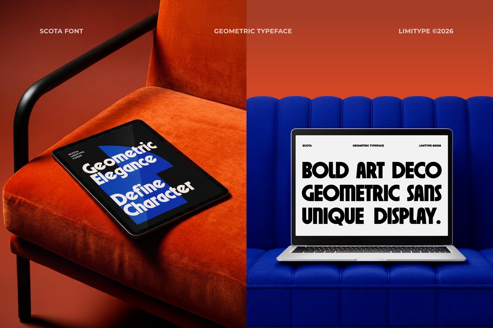 Scota - Bold Geometric Font