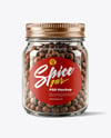 Glass Jar with Whole Allspice Mockup