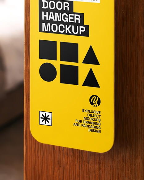 Door Hanger Mockup