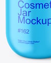 Matte Cosmetic Jar Mockup