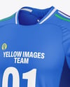 Soccer Jersey Mockup - Half Side View