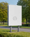 Outdoor Vertical Billboard Mockup