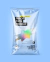 Large Clear Plastic Snack Bag Mockup