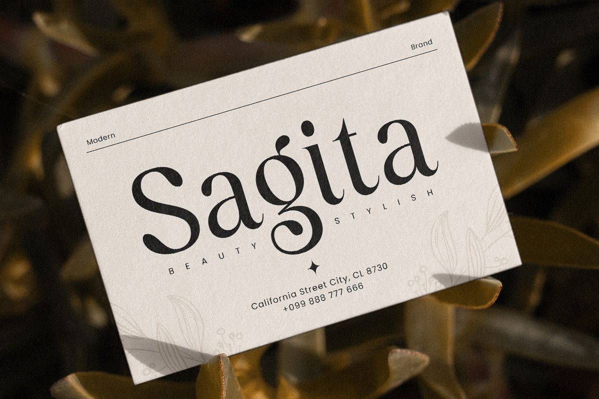 Organic - Cinematic Logo Luxury Font
