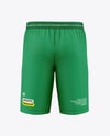 Men’s Sports Shorts Mockup – Back View