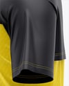 Raglan Short Sleeve Cage Jacket Mockup