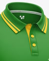 Men's Long Sleeve Polo Shirt Mockup