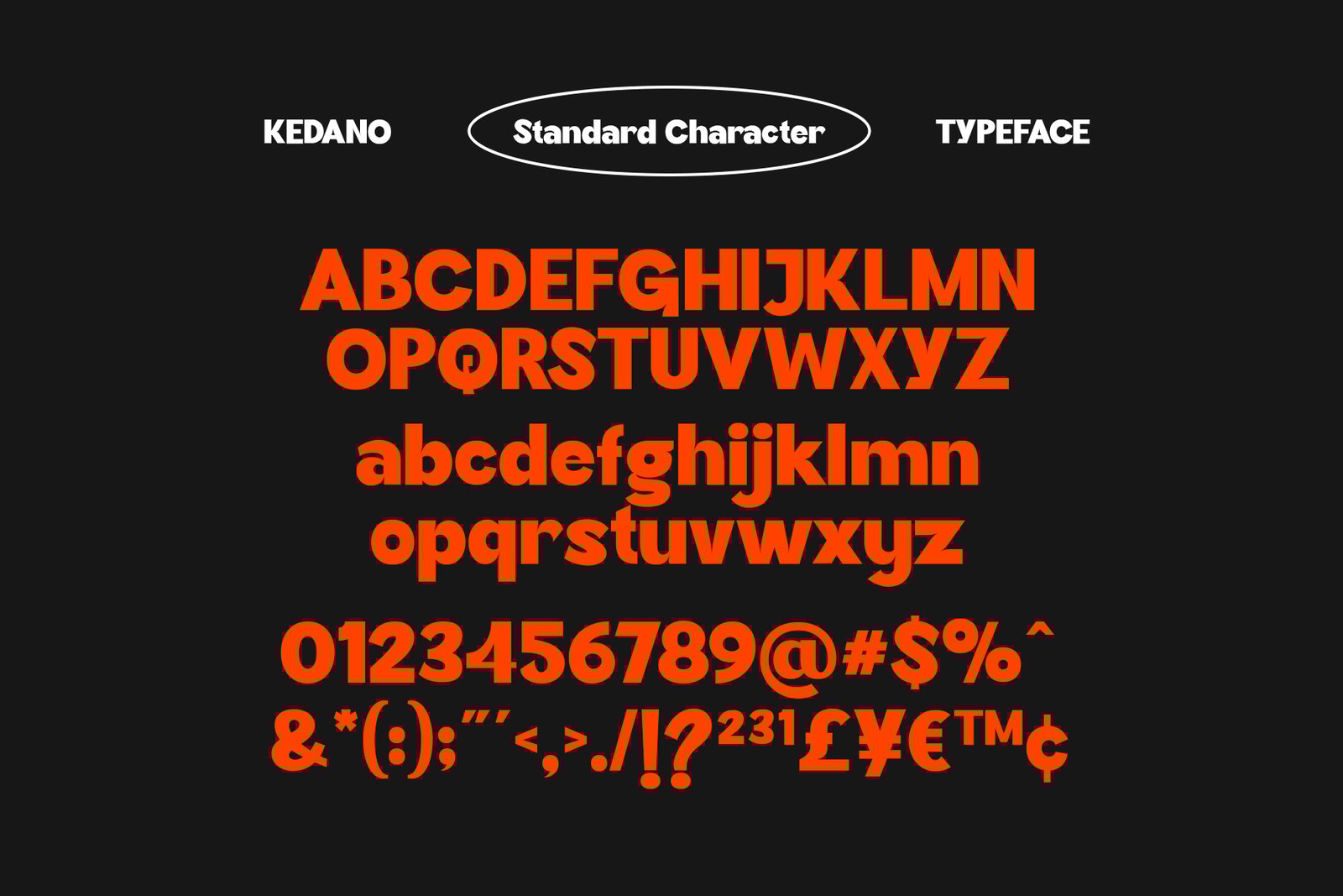Kedano - Bold Display Font