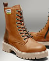 Pair of Women's Combat Boots Mockup