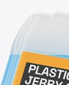 Transparent Plastic 5L Jerrycan Mockup