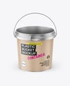 Matte Metallic Bucket Mockup