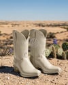 Pair of Women's Cowboy Boots Mockup