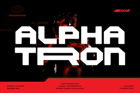 Alphatron - Futuristic Font