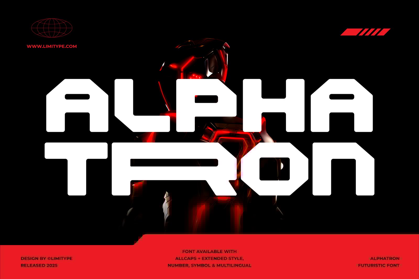 Alphatron - Futuristic Font