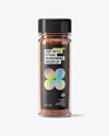 Glass Jar with Steak Seasoning Mockup