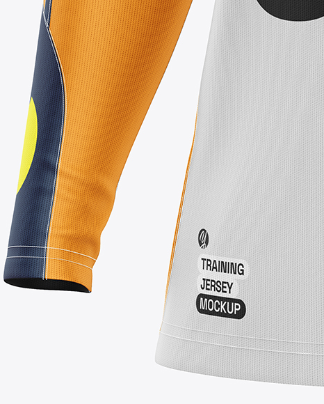 Training Long Sleeve Jersey Mockup - Half Side view