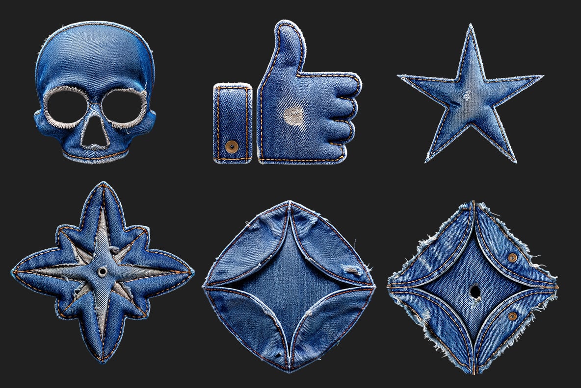 Denim Drip Font
