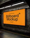 Subway Billboard Mockup
