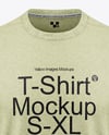 Heather T-Shirt Mockup - Front View