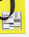 Paper Shopping Bag Mockup – Half Side View