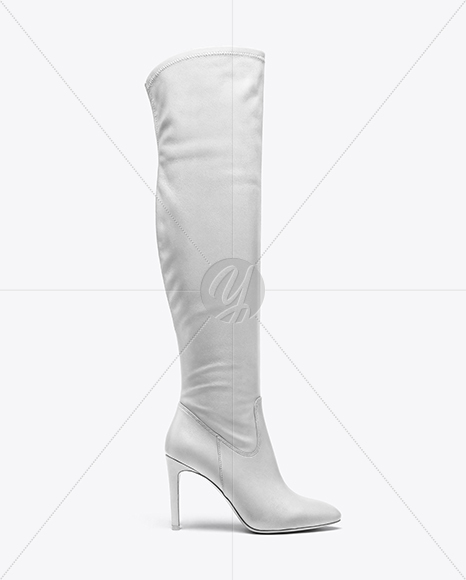 Women's Over-The-Knee Boot Mockup