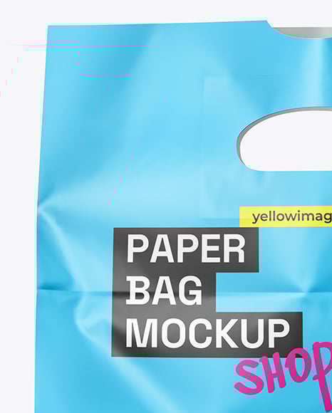Paper Bag Mockup - Front View