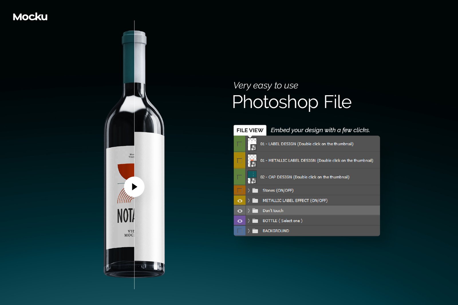 Bordeaux Wine Video Mockup - Notable Collection