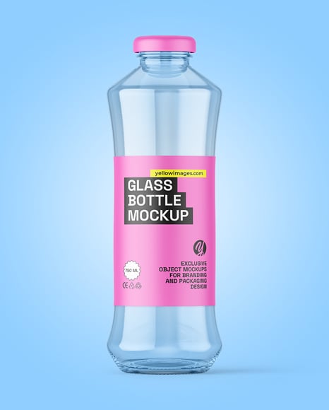 Glass Bottle Mockup