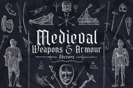 Medieval Weapons and Armour Vectors