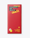 Matte Chocolate Bar Pack Mockup