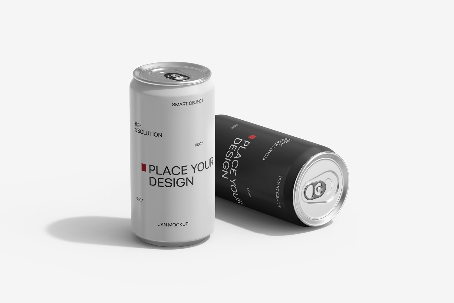 Soda Can Packaging Mockup
