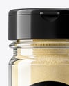 Spice Glass Jar with Garlic Powder Mockup