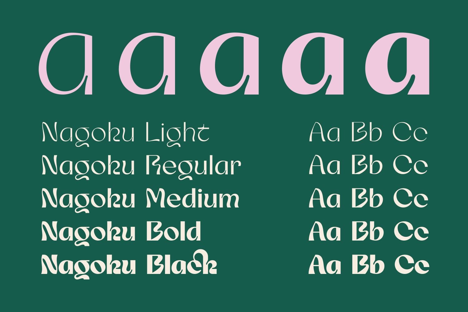 Nagoku - Retro Display Font