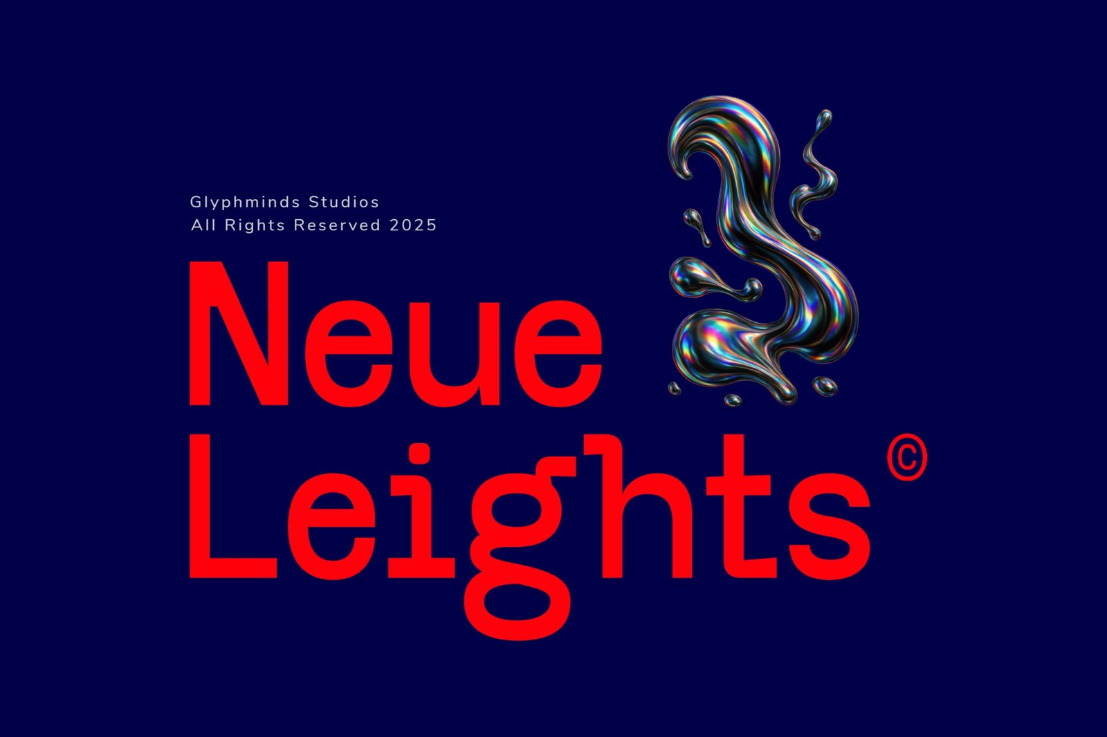 Neue Leights – Bold Monospaced Sans-Serif