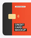 Credit Card Mockup – Front View