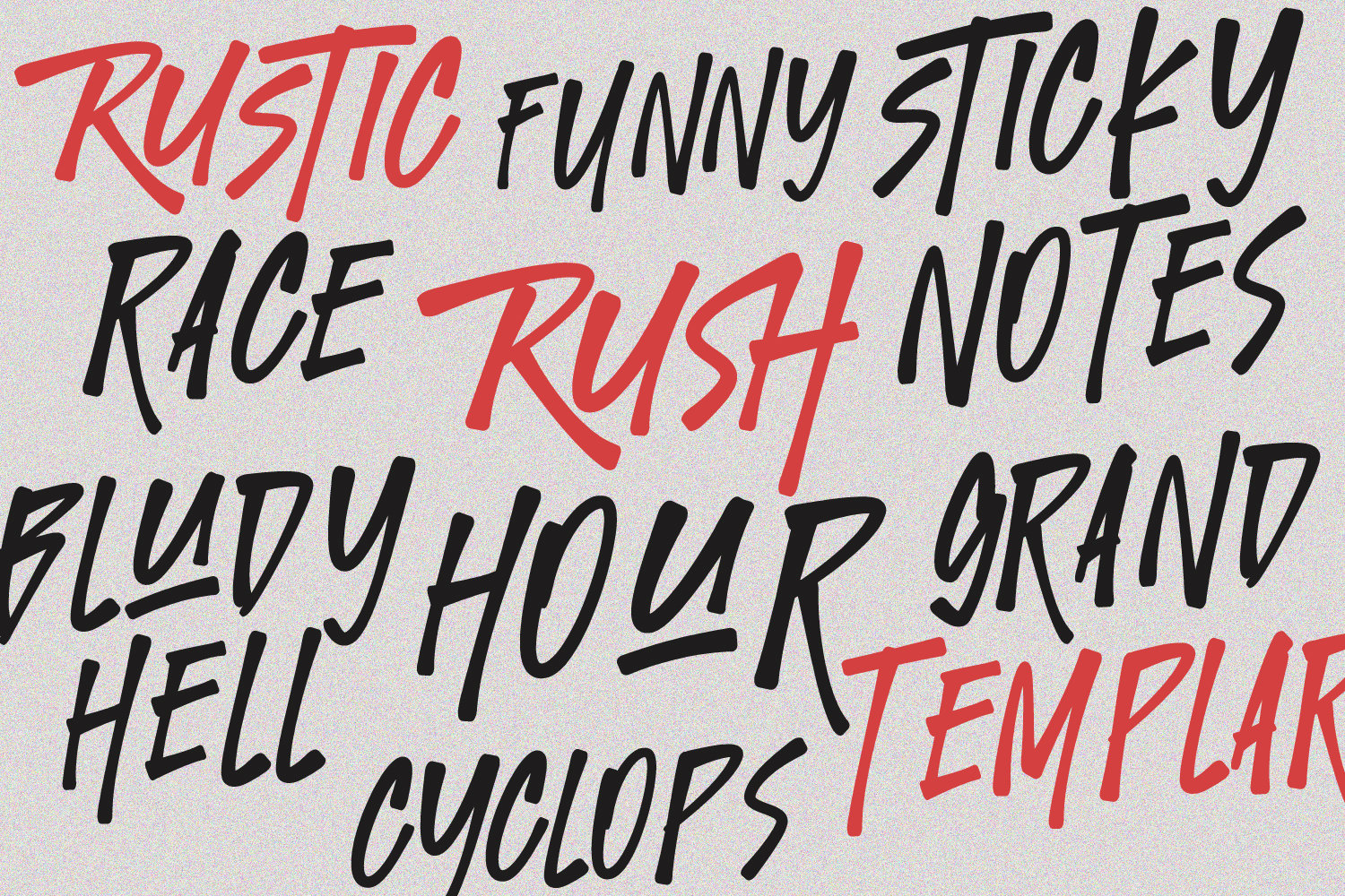 Twicked Panther Dynamic Handpainted Brush Font