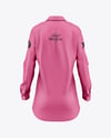 Women's Long Sleeve Shirt Mockup - Back View