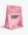 Matte Coffee Bag Mockup