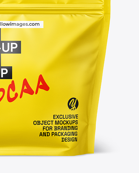 Matte Stand Up Pouch Mockup