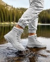 Hiking Boots on Woman's Legs Mockup